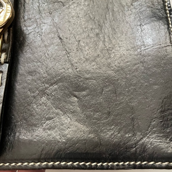 MICHAEL Michael Kors Hamilton black leather snap belt bag gold hardware NWT, S - Picture 9 of 12